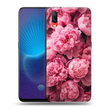 Пластиковый чехол на Vivo NEX с принтом цветы пионы