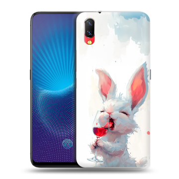 Пластиковый чехол на Vivo NEX с принтом кролик зайчик