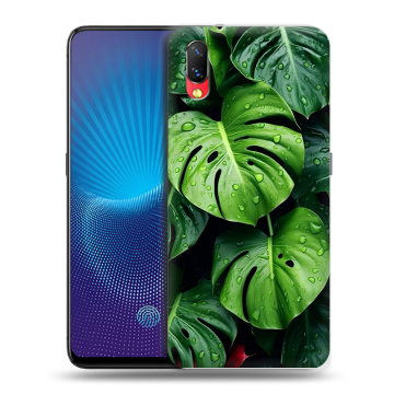 Пластиковый чехол на Vivo NEX с принтом Листья