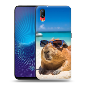 Пластиковый чехол на Vivo NEX с принтом Капибара