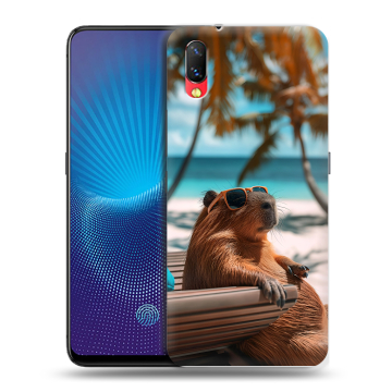 Пластиковый чехол на Vivo NEX с принтом Капибара