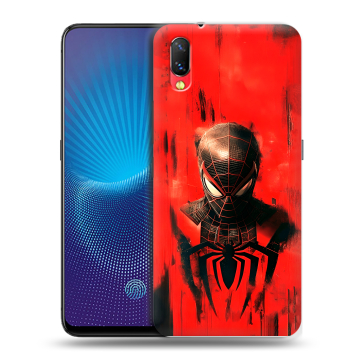 Пластиковый чехол на Vivo NEX с принтом человек паук spiderman