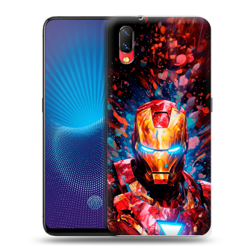 Пластиковый чехол на Vivo NEX с принтом Железный человек Ironman