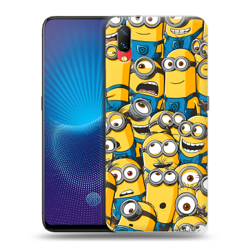 Пластиковый чехол на Vivo NEX с принтом Миньоны