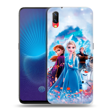 Пластиковый чехол на Vivo NEX с принтом Холодное сердце Frozen
