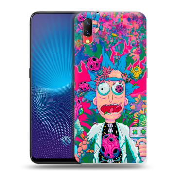 Пластиковый чехол на Vivo NEX с принтом Рик и Морти Rick Morty