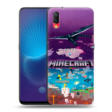 Пластиковый чехол на Vivo NEX с принтом Майнкрафт Minecraft