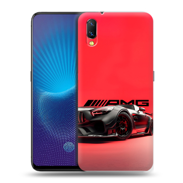 Пластиковый чехол на Vivo NEX с принтом Мерседес Mercedes AMG
