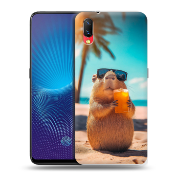 Пластиковый чехол на Vivo NEX с принтом Капибара