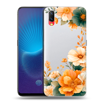Пластиковый чехол на Vivo NEX с принтом Цветы принт
