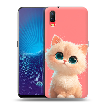 Пластиковый чехол на Vivo NEX с принтом Розовый котенок