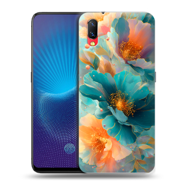 Пластиковый чехол на Vivo NEX с принтом Цветы