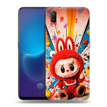 Пластиковый чехол на Vivo NEX с принтом Labubu Лабубу