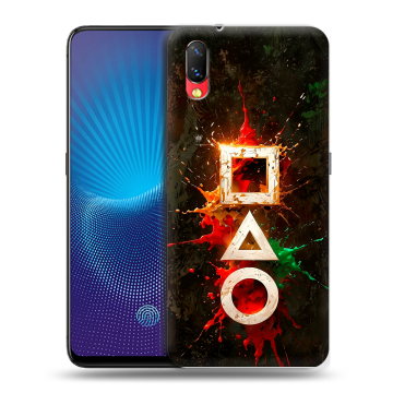 Пластиковый чехол на Vivo NEX с принтом Squid Game Игра кальмара
