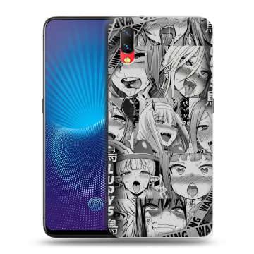 Пластиковый чехол на Vivo NEX с принтом Ahegao Ахегао Аниме