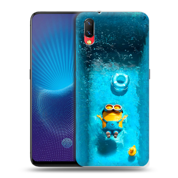 Пластиковый чехол на Vivo NEX с принтом Миньоны
