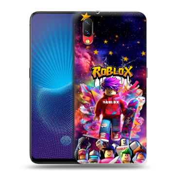 Пластиковый чехол на Vivo NEX с принтом Roblox Роблокс