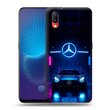 Пластиковый чехол на Vivo NEX с принтом Mercedes Мерседес