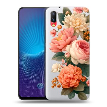 Пластиковый чехол на Vivo NEX с принтом цветы