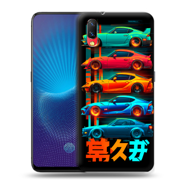 Пластиковый чехол на Vivo NEX с принтом машины тачки