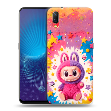 Пластиковый чехол на Vivo NEX с принтом Labubu Лабубу