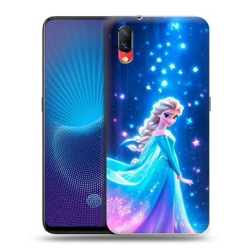 Пластиковый чехол на Vivo NEX с принтом Холодное сердце Frozen