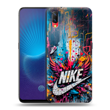 Пластиковый чехол на Vivo NEX с принтом Nike Найк