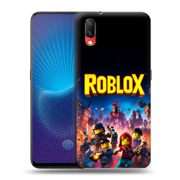 Пластиковый чехол на Vivo NEX с принтом Roblox Роблокс
