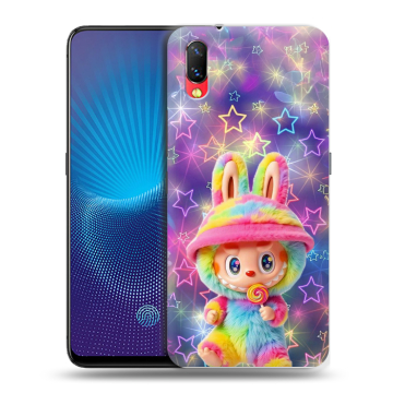 Пластиковый чехол на Vivo NEX с принтом Labubu Лабубу
