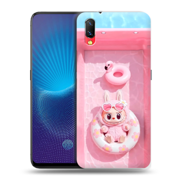 Пластиковый чехол на Vivo NEX с принтом Labubu Лабубу
