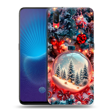 Пластиковый чехол на Vivo NEX с принтом Новый год