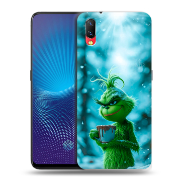 Пластиковый чехол на Vivo NEX с принтом Новый год гринч