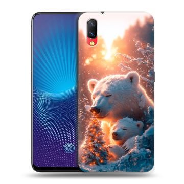Пластиковый чехол на Vivo NEX с принтом Новый год