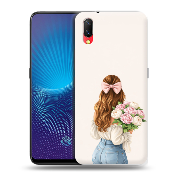 Пластиковый чехол на Vivo NEX с принтом женский