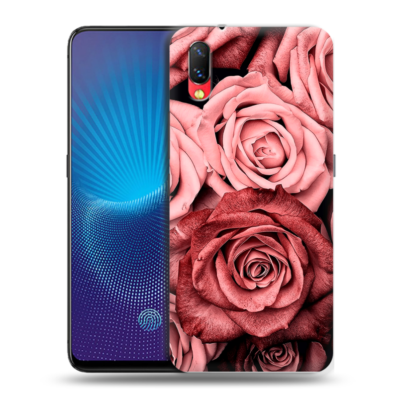 Пластиковый чехол на Vivo NEX с принтом Цветы розы Пластиковый чехол на Vivo NEX с принтом Цветы розы