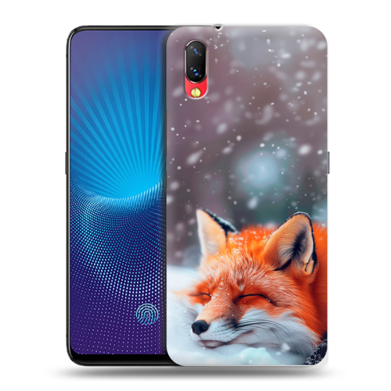 Пластиковый чехол на Vivo NEX с принтом лиса Пластиковый чехол на Vivo NEX с принтом лиса