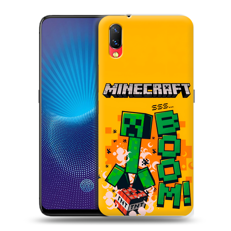 Пластиковый чехол на Vivo NEX с принтом Майнкрафт Minecraft Пластиковый чехол на Vivo NEX с принтом Майнкрафт Minecraft