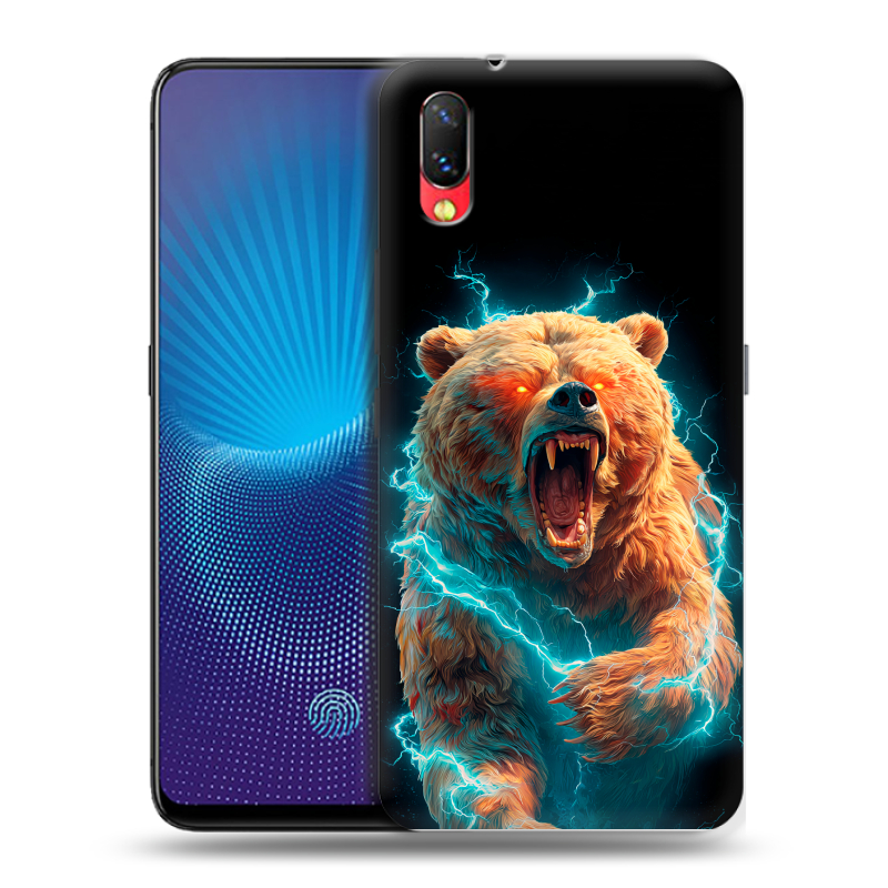 Пластиковый чехол на Vivo NEX с принтом Медведь Пластиковый чехол на Vivo NEX с принтом Медведь
