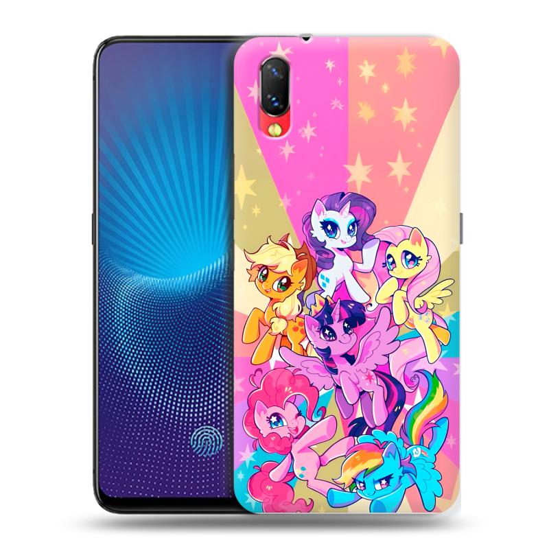 Пластиковый чехол на Vivo NEX с принтом My little pony Дружба чудо Пластиковый чехол на Vivo NEX с принтом My little pony Дружба чудо