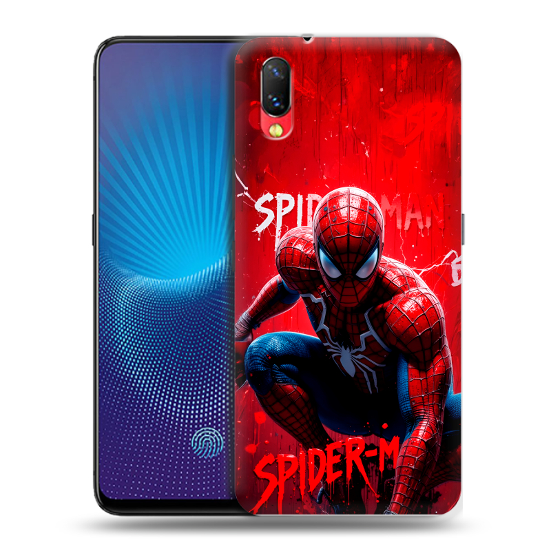 Пластиковый чехол на Vivo NEX с принтом Spiderman Человек паук Пластиковый чехол на Vivo NEX с принтом Spiderman Человек паук