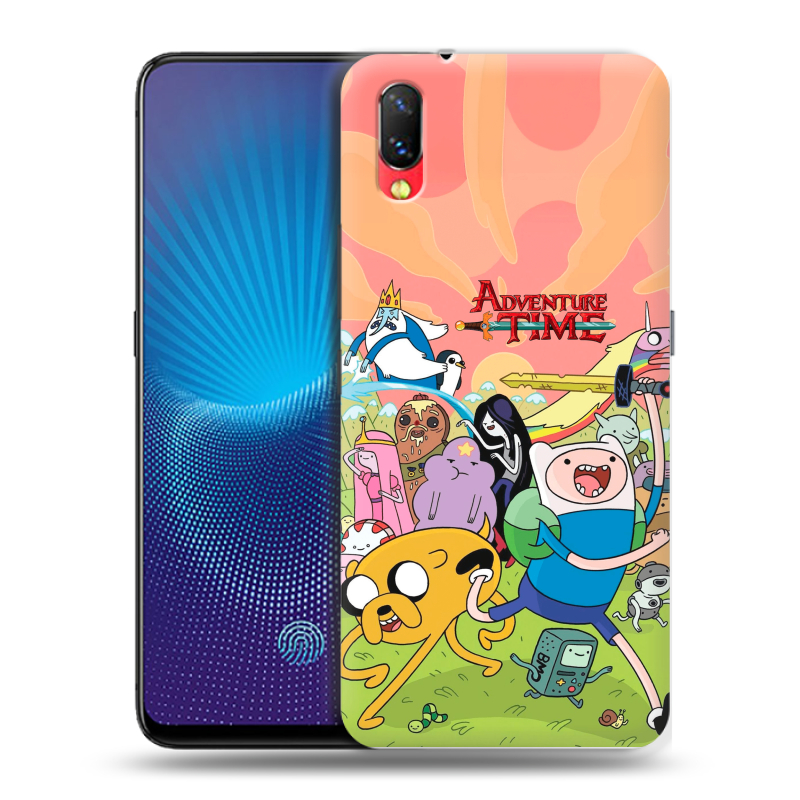 Пластиковый чехол на Vivo NEX с принтом Adventure time Время приключений Пластиковый чехол на Vivo NEX с принтом Adventure time Время приключений
