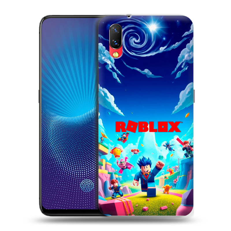 Пластиковый чехол на Vivo NEX с принтом Roblox Роблокс Пластиковый чехол на Vivo NEX с принтом Roblox Роблокс