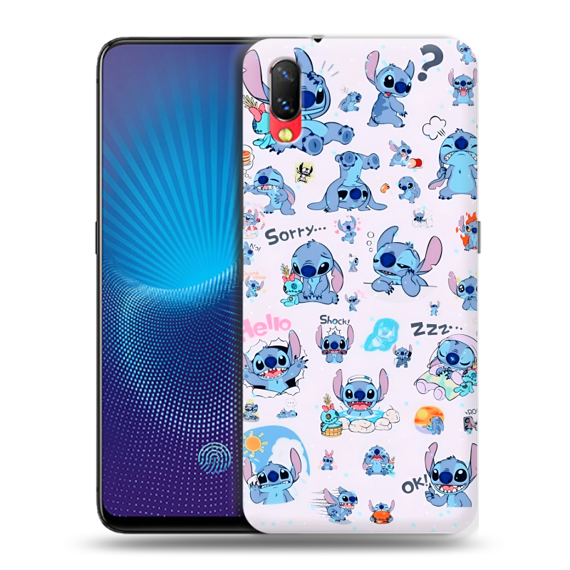 Пластиковый чехол на Vivo NEX с принтом Лило и Стич Пластиковый чехол на Vivo NEX с принтом Лило и Стич
