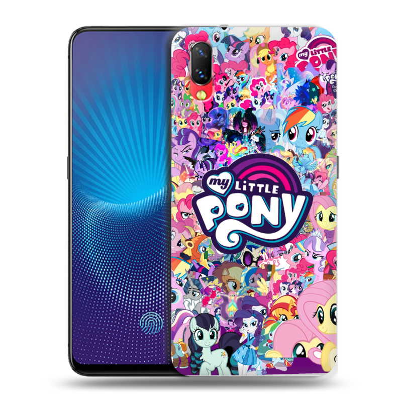 Пластиковый чехол на Vivo NEX с принтом My little pony Дружба чудо Пластиковый чехол на Vivo NEX с принтом My little pony Дружба чудо