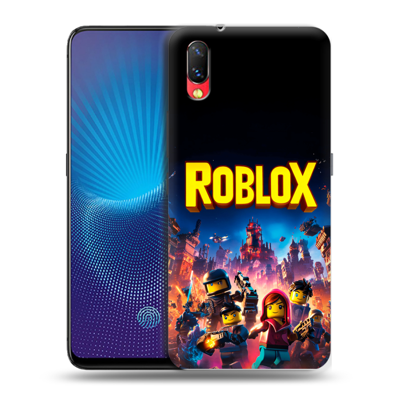 Пластиковый чехол на Vivo NEX с принтом Roblox Роблокс Пластиковый чехол на Vivo NEX с принтом Roblox Роблокс