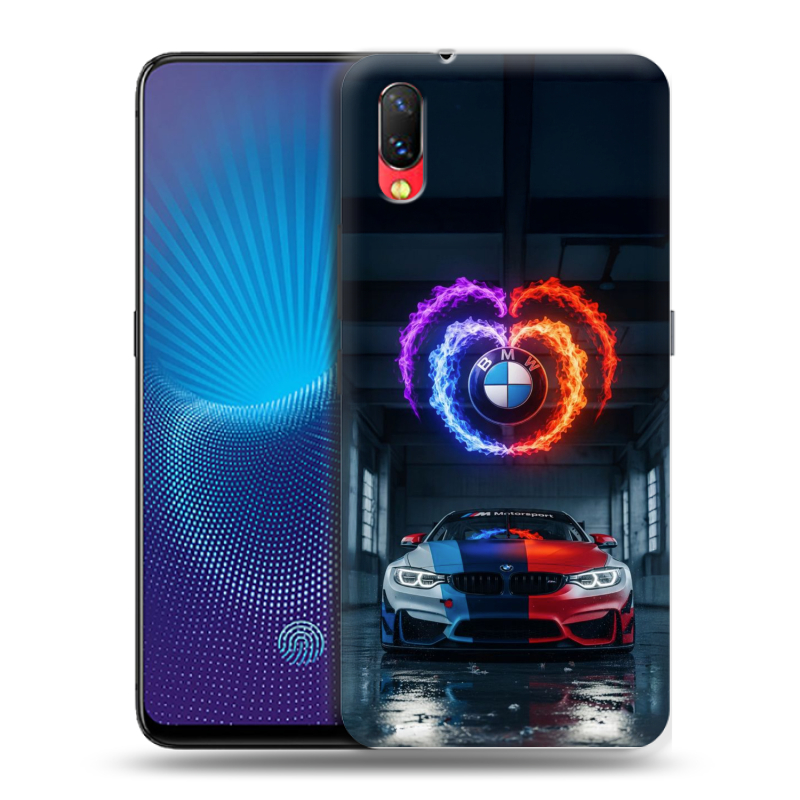 Пластиковый чехол на Vivo NEX с принтом BMW БМВ Пластиковый чехол на Vivo NEX с принтом BMW БМВ