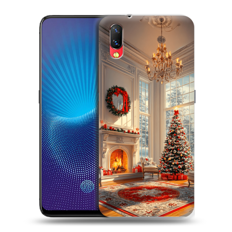 Пластиковый чехол на Vivo NEX с принтом Новый год Пластиковый чехол на Vivo NEX с принтом Новый год