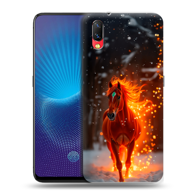 Пластиковый чехол на Vivo NEX с принтом Новый год Пластиковый чехол на Vivo NEX с принтом Новый год
