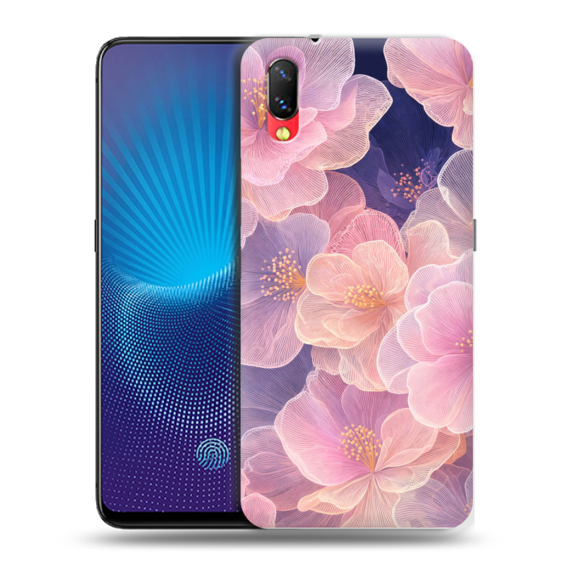 Пластиковый чехол на Vivo NEX с принтом женский Пластиковый чехол на Vivo NEX с принтом женский