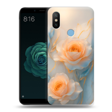 Силиконовый чехол на Xiaomi Mi A2 с принтом Женский Силиконовый чехол на Xiaomi Mi A2 с принтом Женский